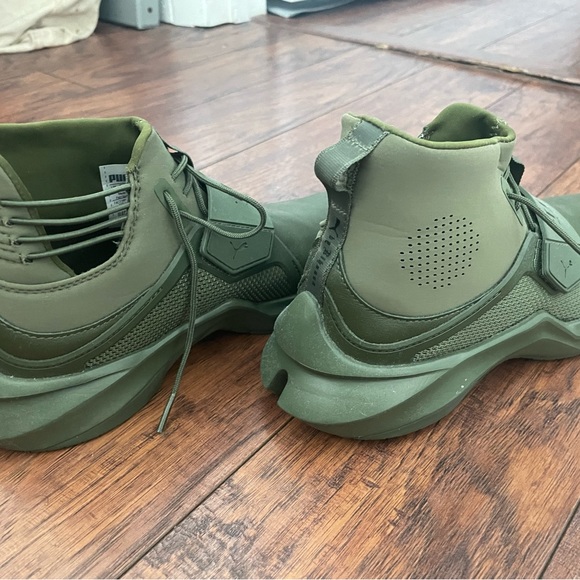Green Fenty high top sneakers - Picture 4 of 6